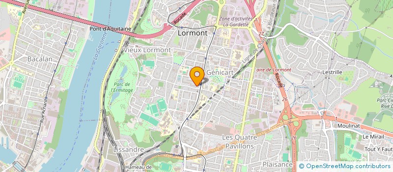localisation de l'entreprise LE L I E N à LORMONT