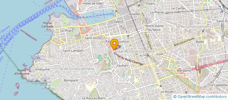 localisation de l'entreprise LE LAB à MARSEILLE