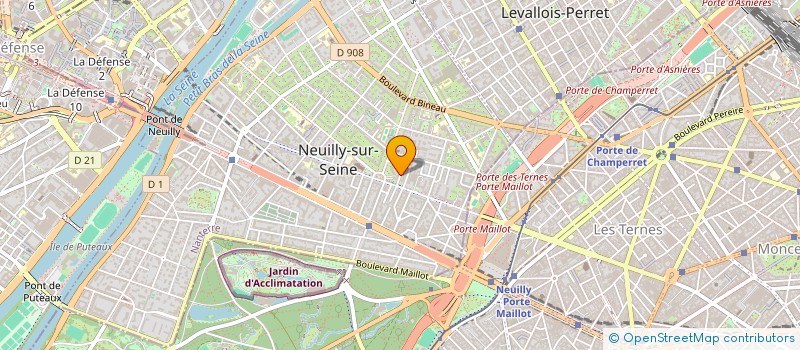 localisation de l'entreprise LE LAB à NEUILLY-SUR-SEINE
