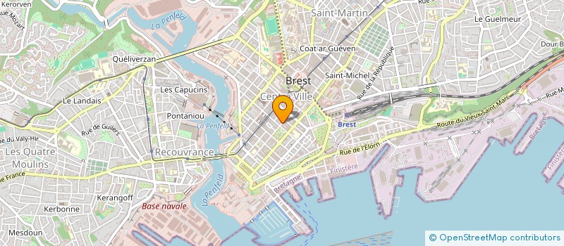 localisation de l'entreprise LE LAB à BREST