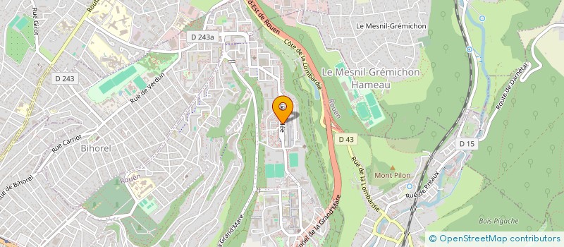 localisation de l'entreprise LE LAB'HAUTS  ROUEN