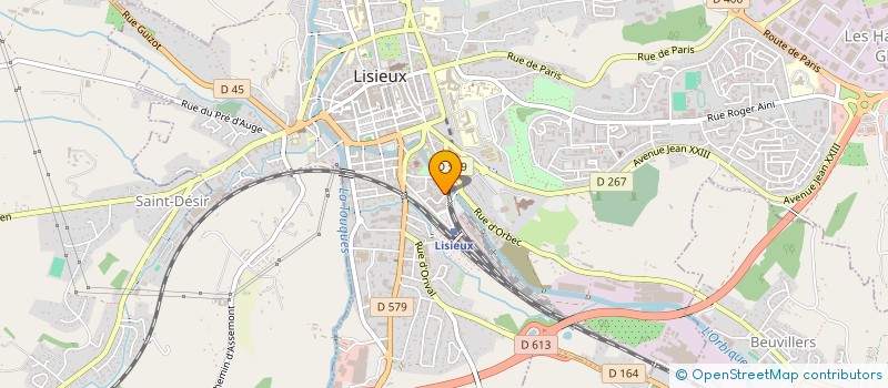 localisation de l'entreprise LE LAB LISIEUX NORMANDIE à LISIEUX