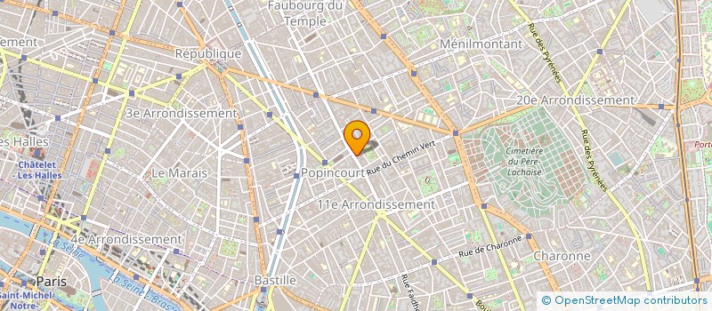 localisation de l'entreprise LE LAB VOCAL  PARIS