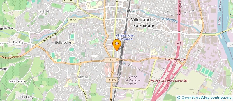 localisation de l'entreprise LE LABBE à VILLEFRANCHE-SUR-SAONE