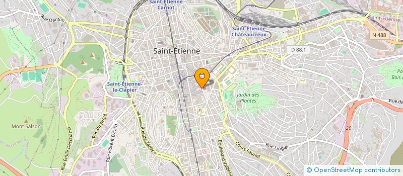 localisation de l'entreprise LE LABO à SAINT-ETIENNE