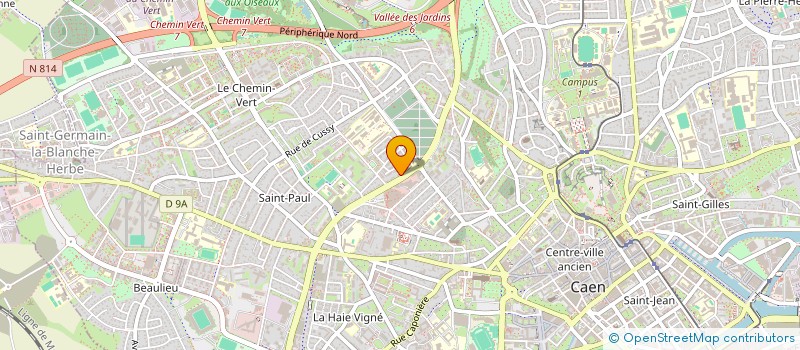 localisation de l'entreprise LE LABO à CAEN