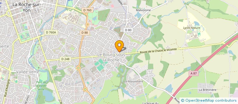 localisation de l'entreprise LE LABO à LA ROCHE-SUR-YON
