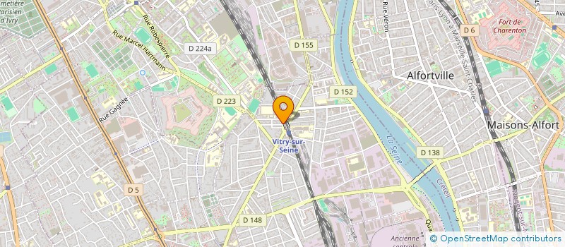 localisation de l'entreprise LE LABO à VITRY-SUR-SEINE