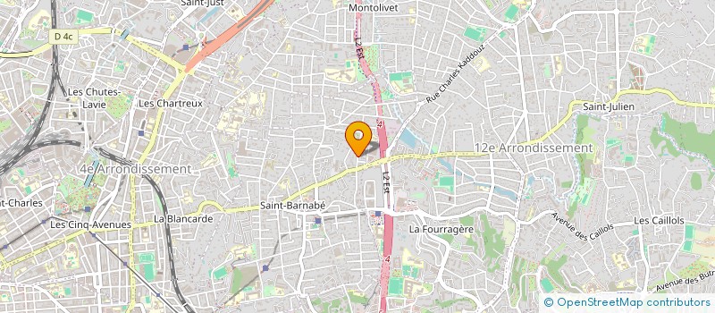 localisation de l'entreprise LE LABO à MARSEILLE