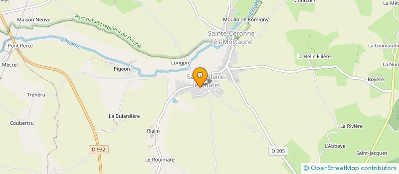 localisation de l'entreprise LE LABO ! à SAINT-HILAIRE-LE-CHATEL