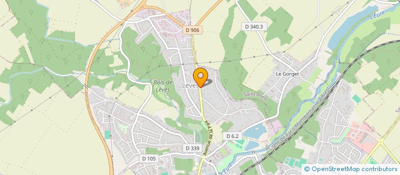 localisation de l'entreprise LE LABO à LEVES
