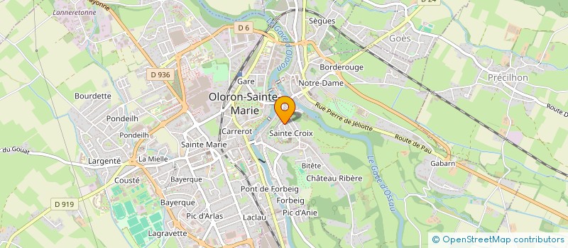 localisation de l'entreprise LE LABO  OLORON-SAINTE-MARIE