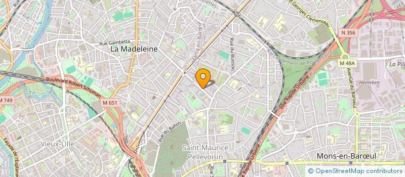 localisation de l'entreprise LE LABO à LILLE