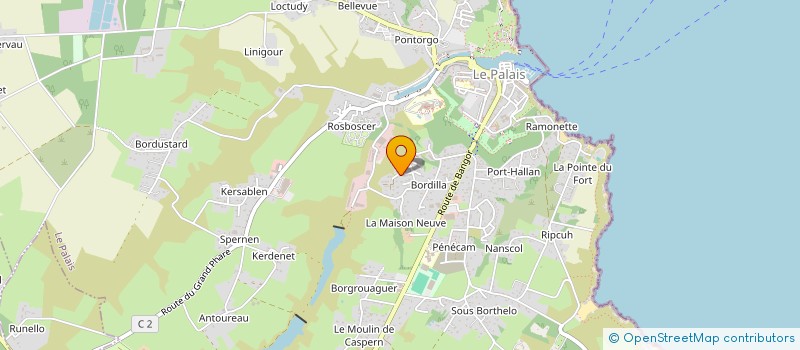 localisation de l'entreprise LE LABO  LE PALAIS