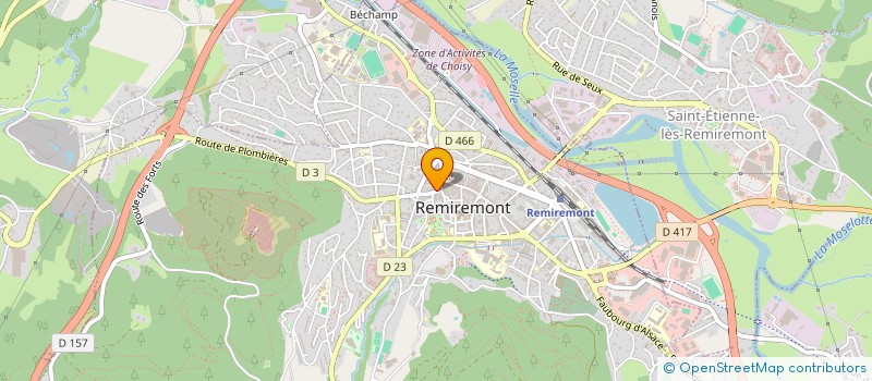 localisation de l'entreprise LE LABO  REMIREMONT