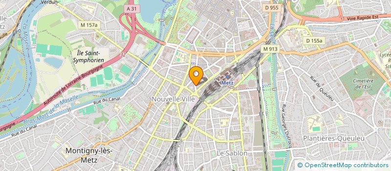 localisation de l'entreprise LE LABO DE L'HORLOGER  METZ