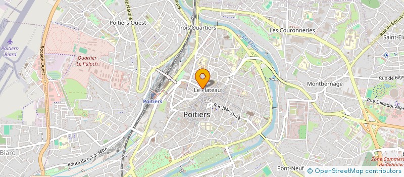 localisation de l'entreprise LE LABO DE MERLIN à POITIERS