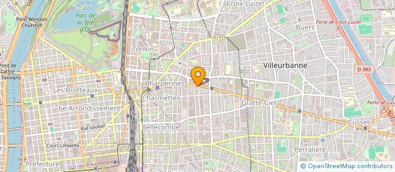 localisation de l'entreprise LE LABO DE SASSOUN à VAULX-EN-VELIN