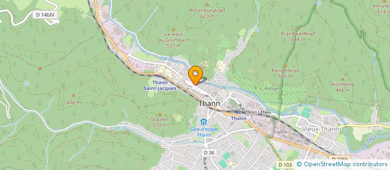 localisation de l'entreprise LE LABO DE VALENTINE à THANN