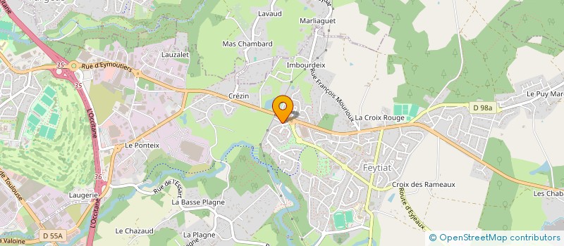 localisation de l'entreprise LE LABO DES ARTISTES à FEYTIAT