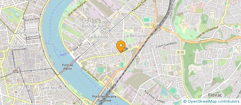 localisation de l'entreprise LE LABO DES CULTURES à BORDEAUX