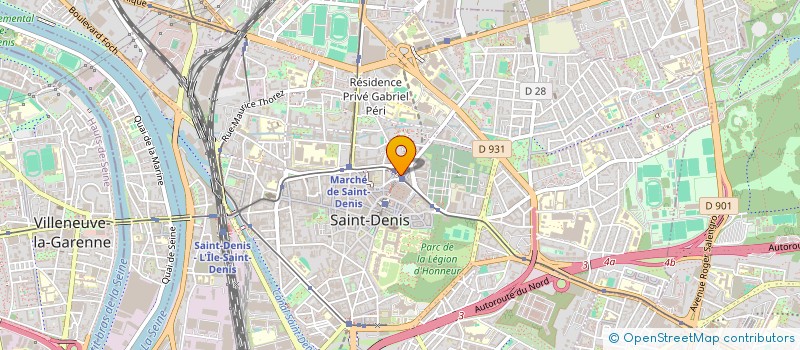 localisation de l'entreprise LE LABO DES MAILLES à SAINT-DENIS