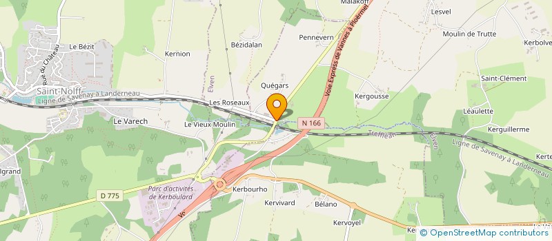 localisation de l'entreprise LE LABO DU NAUTILUS à SAINT-NOLFF