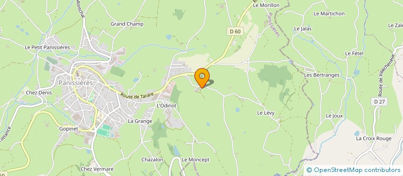 localisation de l'entreprise LE LABO - EXPLORATIONS TEXTILES  PANISSIERES