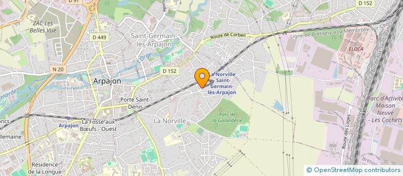 localisation de l'entreprise LE LABO FRUITE  ARPAJON