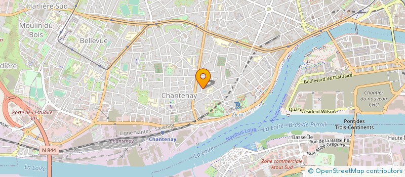 localisation de l'entreprise LE LABO GRAPHIQUE à NANTES