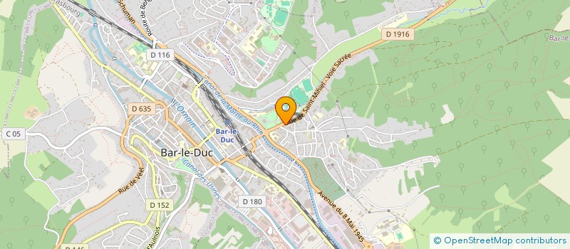 localisation de l'entreprise LE LABO LF à BAR-LE-DUC