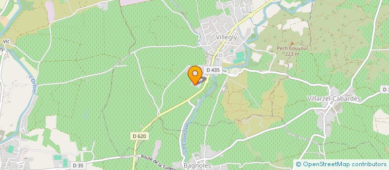 localisation de l'entreprise LE LABO MUSICAL  VILLARDONNEL