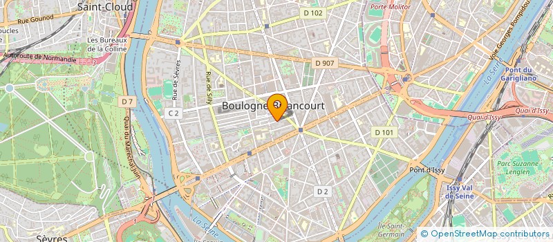 localisation de l'entreprise LE LABO NARRATIF à BOULOGNE-BILLANCOURT
