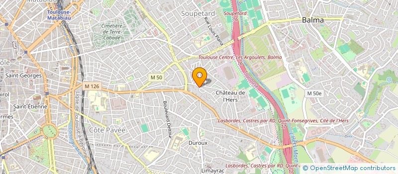 localisation de l'entreprise LE LABO-ORGANISATION D'EVENEMENTS à TOULOUSE