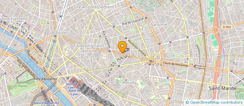 localisation de l'entreprise LE LABO RAP  PARIS 11