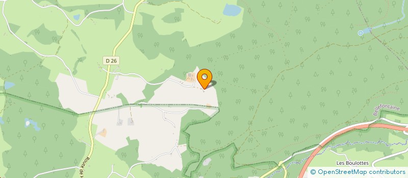 localisation de l'entreprise LE LABO SAUVAGE  BELLEFONTAINE