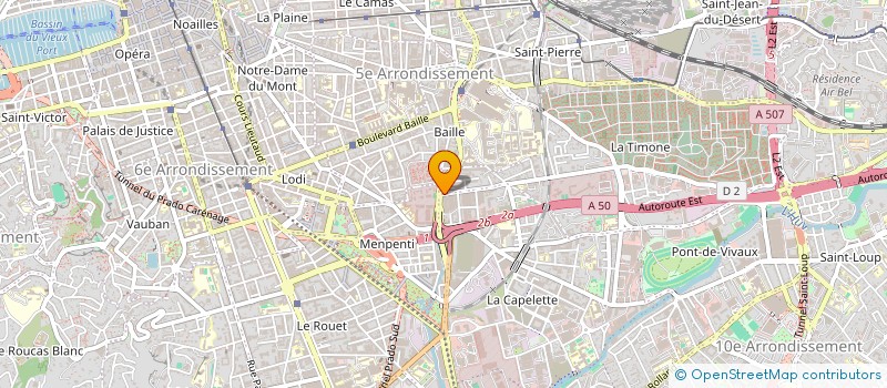 localisation de l'entreprise LE LABO SUCRE à MARSEILLE