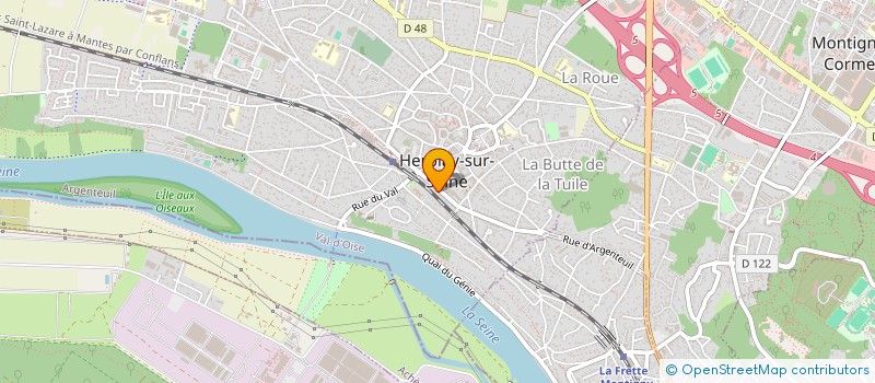 localisation de l'entreprise LE LABORATOIRE EXISTENTIEL  HERBLAY-SUR-SEINE