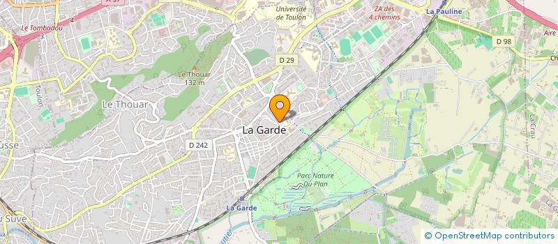 localisation de l'entreprise LE LABORATOIRE MDB à LA GARDE