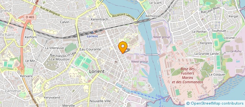 localisation de l'entreprise LE LABOURIER M ET D  LORIENT