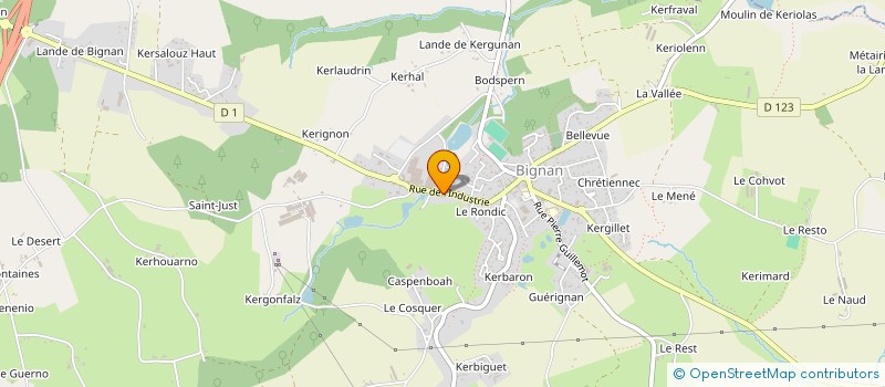 localisation de l'entreprise LE LABOURIER Y. à BIGNAN