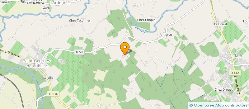 localisation de l'entreprise LE LABRADOR  SAINT-GEORGES-ANTIGNAC