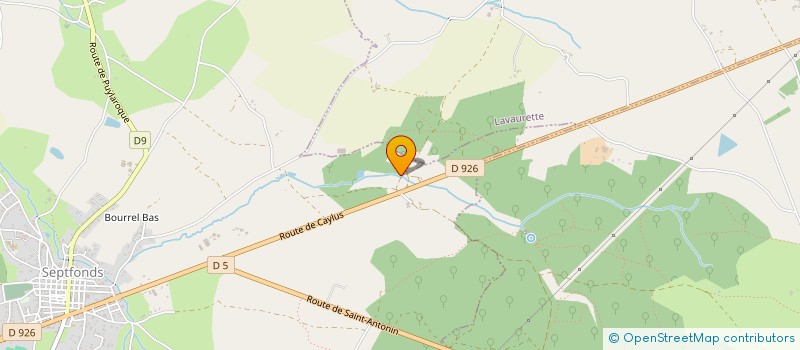 localisation de l'entreprise LE LABYRINTHE  LAVAURETTE