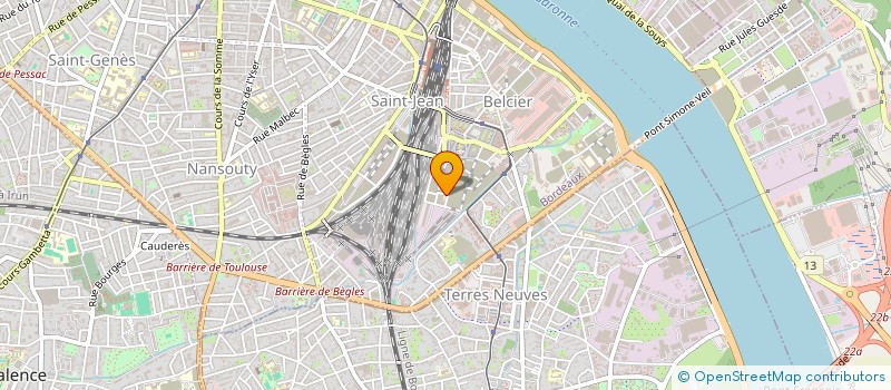 localisation de l'entreprise LE LABYRINTHE DE LA DANSE  BORDEAUX