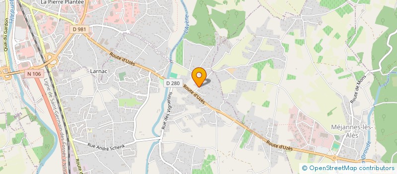 localisation de l'entreprise LE LAC  SAINT-HILAIRE-DE-BRETHMAS