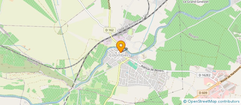 localisation de l'entreprise LE LAC à COLOMBIERS