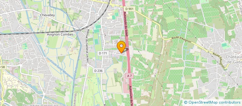 localisation de l'entreprise LE LAC  MORIERES-LES-AVIGNON