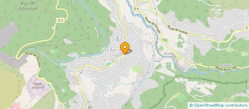 localisation de l'entreprise LE LAC  SAINT-PAUL-DE-VENCE