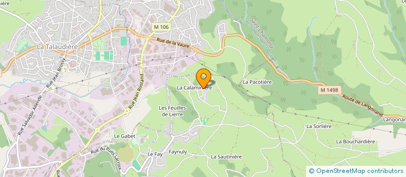 localisation de l'entreprise LE LAC  SAINT-JEAN-BONNEFONDS