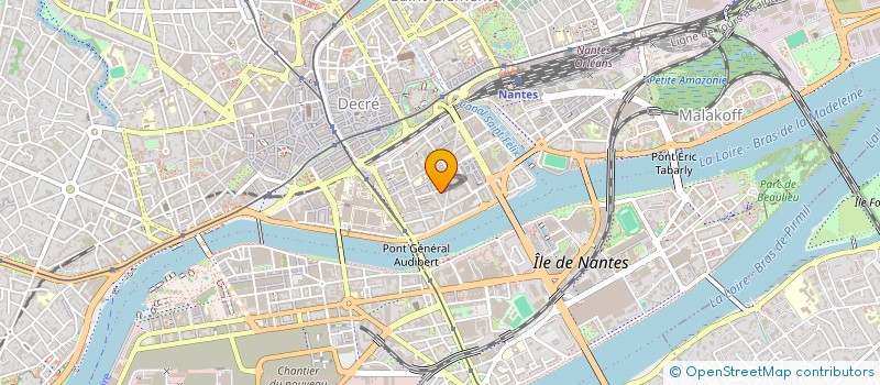 localisation de l'entreprise LE LAC A L'EPAULE à NANTES